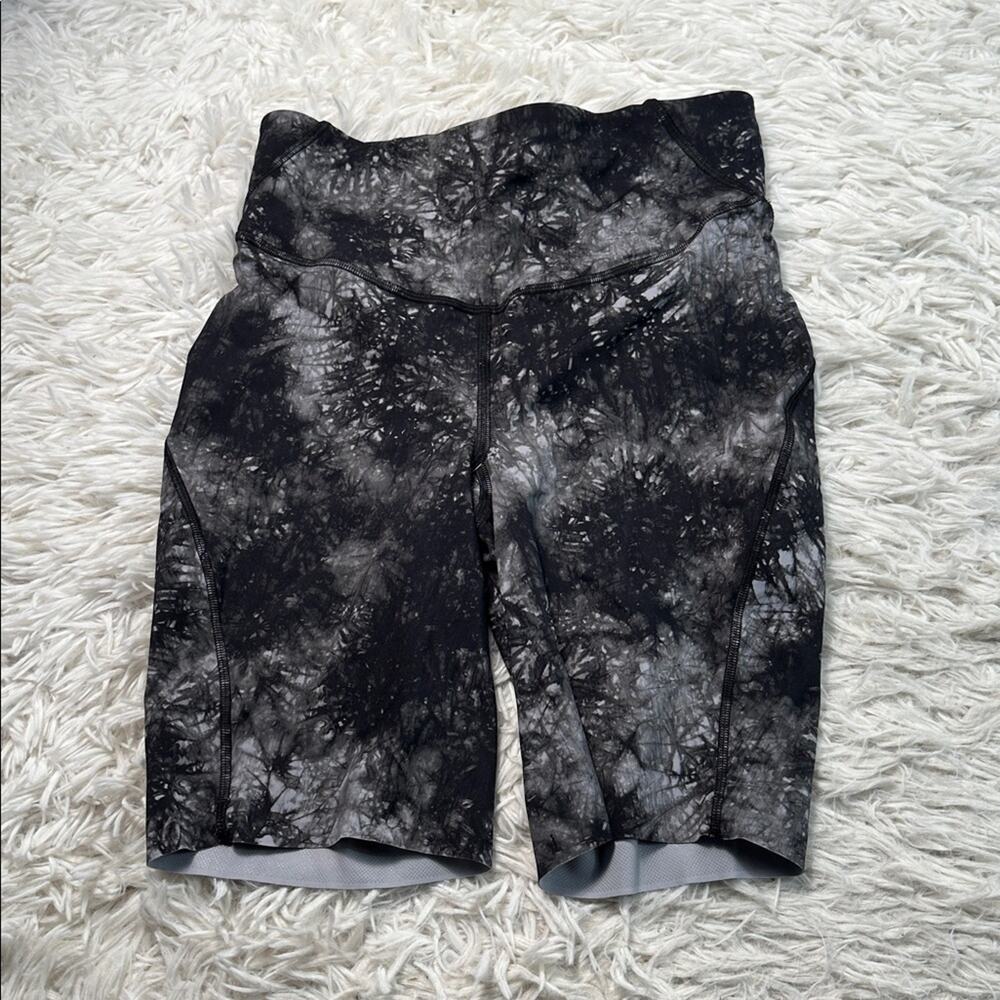 Lululemon Base Pace High-Rise Short 8" Ink Vapor Ice Grey Multi